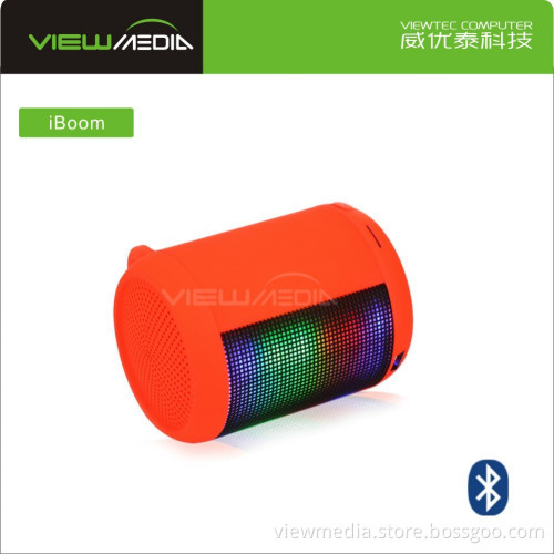 Led light Bluetooth speaker mini Bluetooth speaker with fm radio iBoom